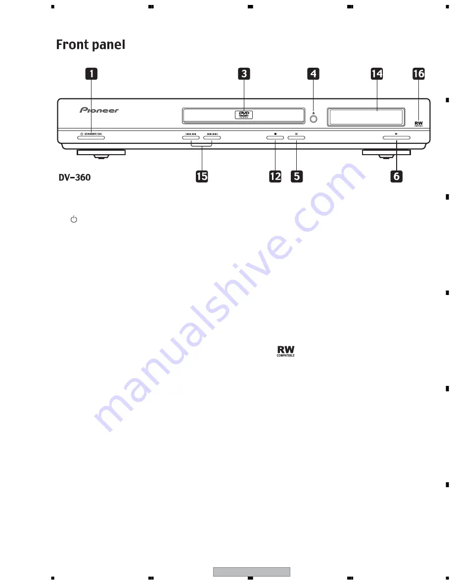 Pioneer DV-360-K Service Manual Download Page 91