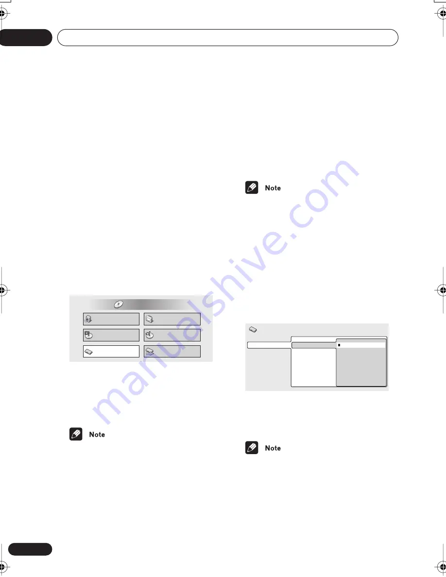 Pioneer DV-989AVi-G Operating Instructions Manual Download Page 58