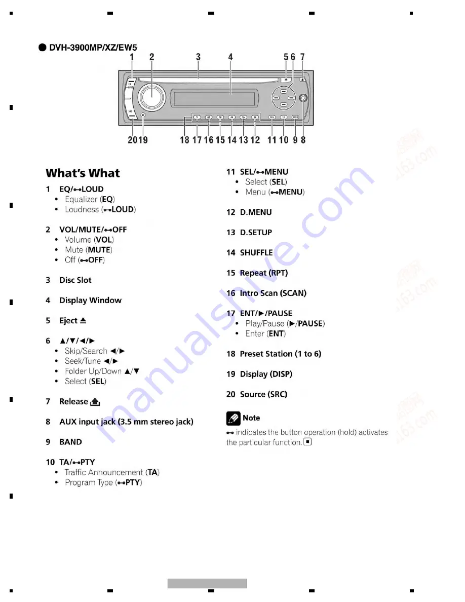 Pioneer DVH-3900MP/XZ/EW5 Service Manual Download Page 10