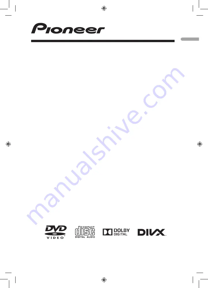 Pioneer DVH-785AV Owner'S Manual Download Page 1