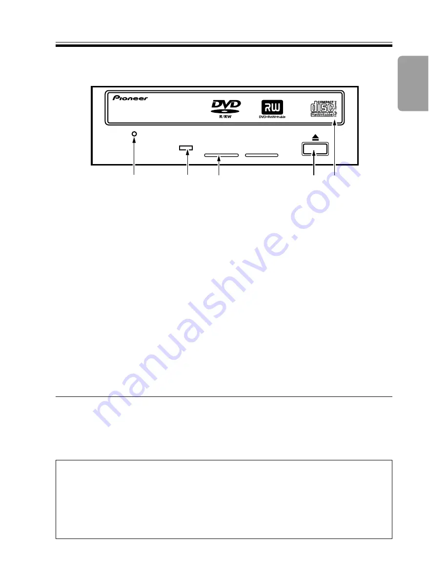 Pioneer dvr 106 - DVD RW Drive - IDE Operating Instructions Manual Download Page 7