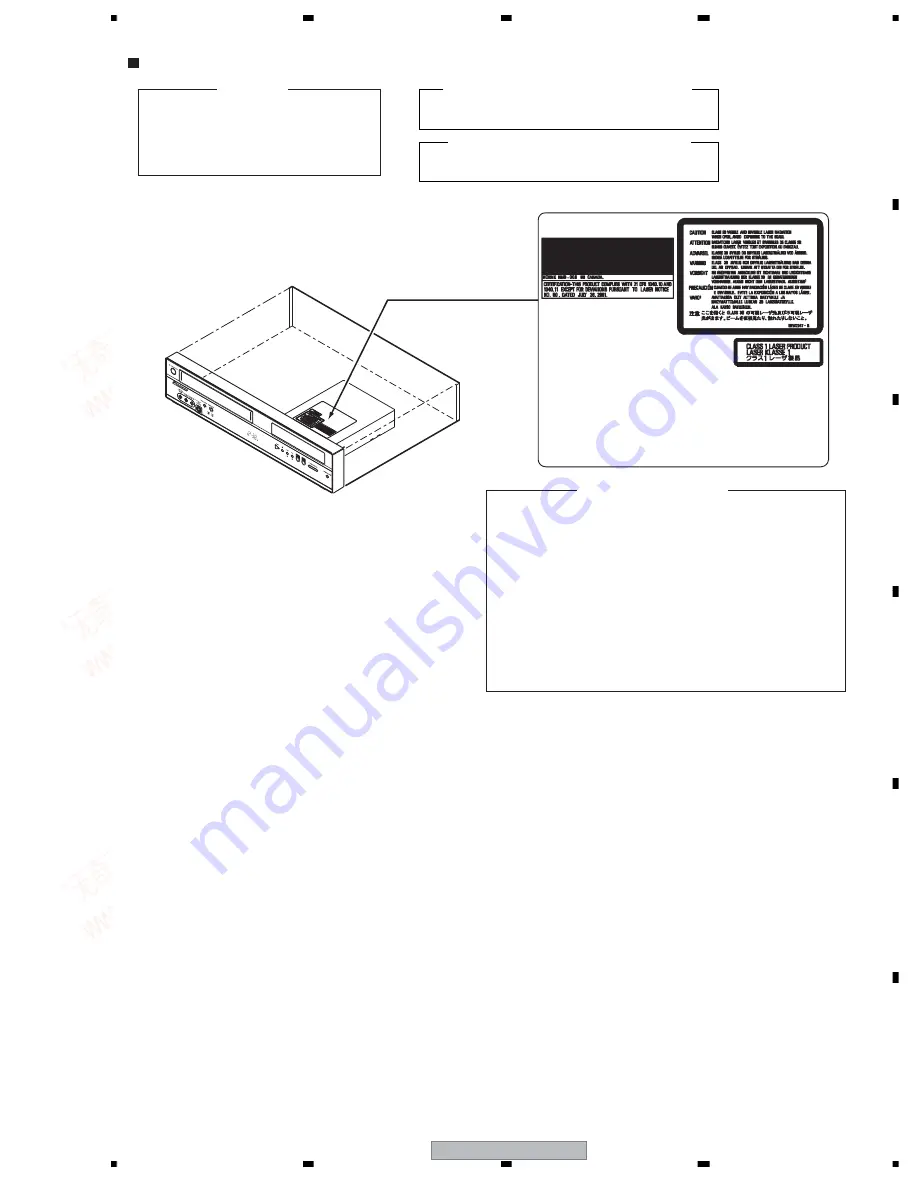 Pioneer DVR-RT401-S Service Manual Download Page 3