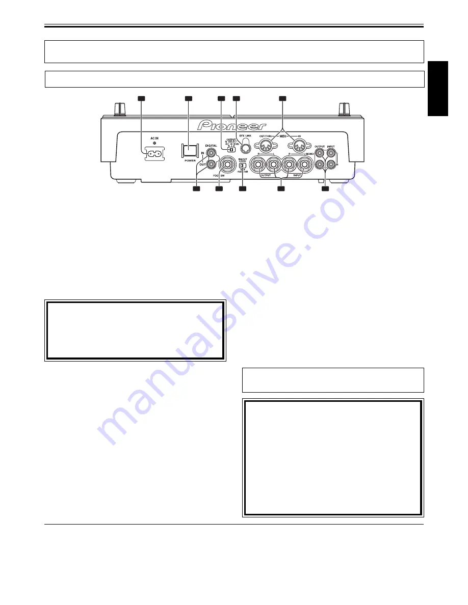 Pioneer EFX-1000 User Manual Download Page 9