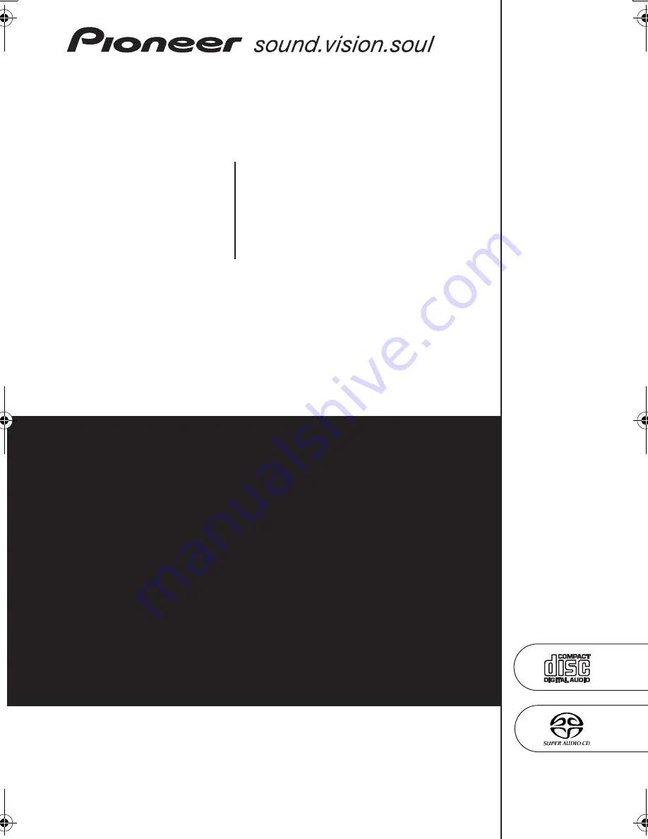 Pioneer Elite PD-D6-J Operating Instructions Manual Download Page 1