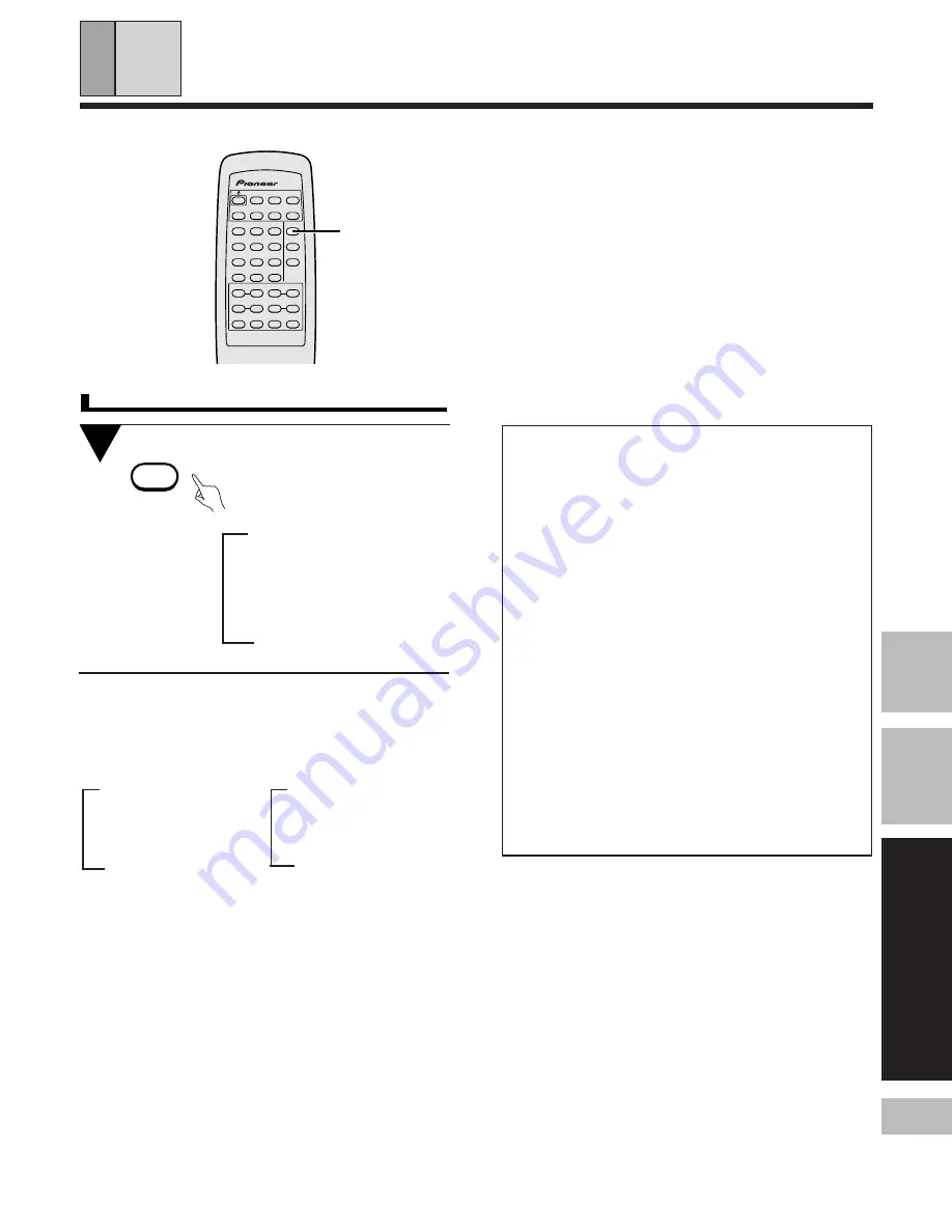 Pioneer Elite PD-F17 Operating Instructions Manual Download Page 21