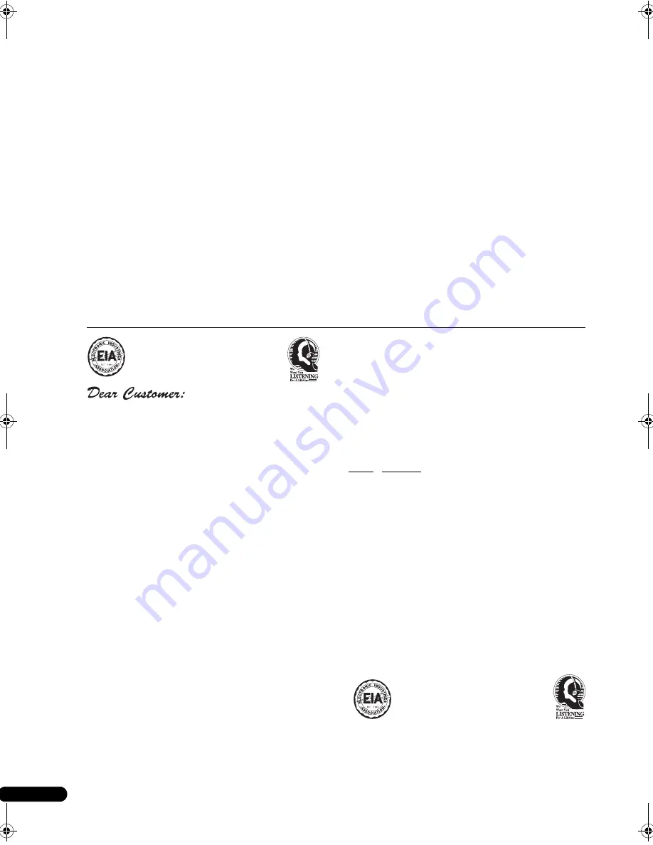 Pioneer Elite S-IC691A Скачать руководство пользователя страница 8