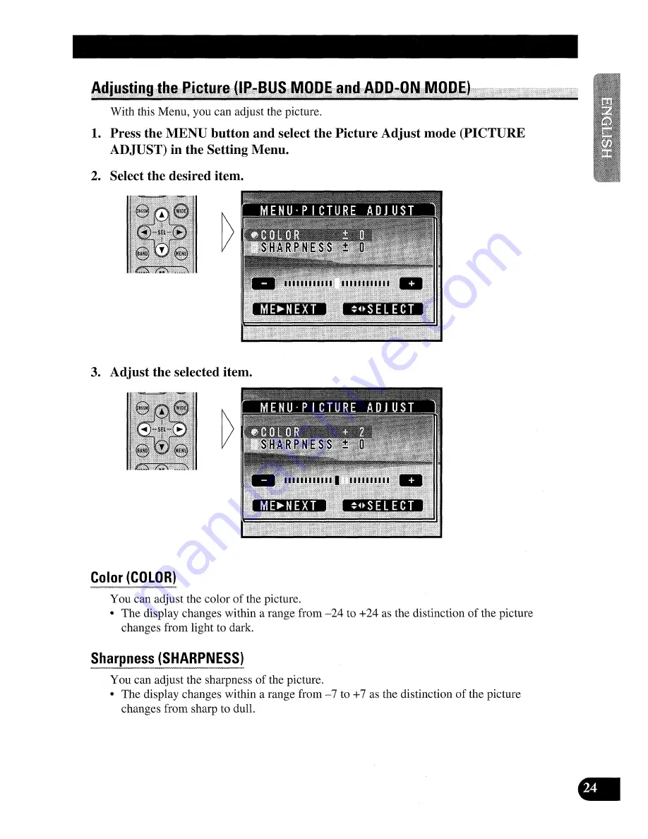 Pioneer EX-P7000TVP Operation Manual Download Page 25