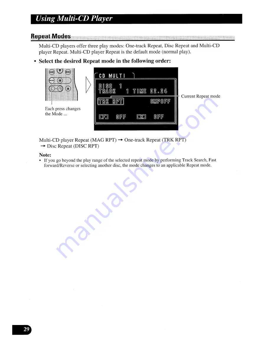 Pioneer EX-P7000TVP Operation Manual Download Page 30