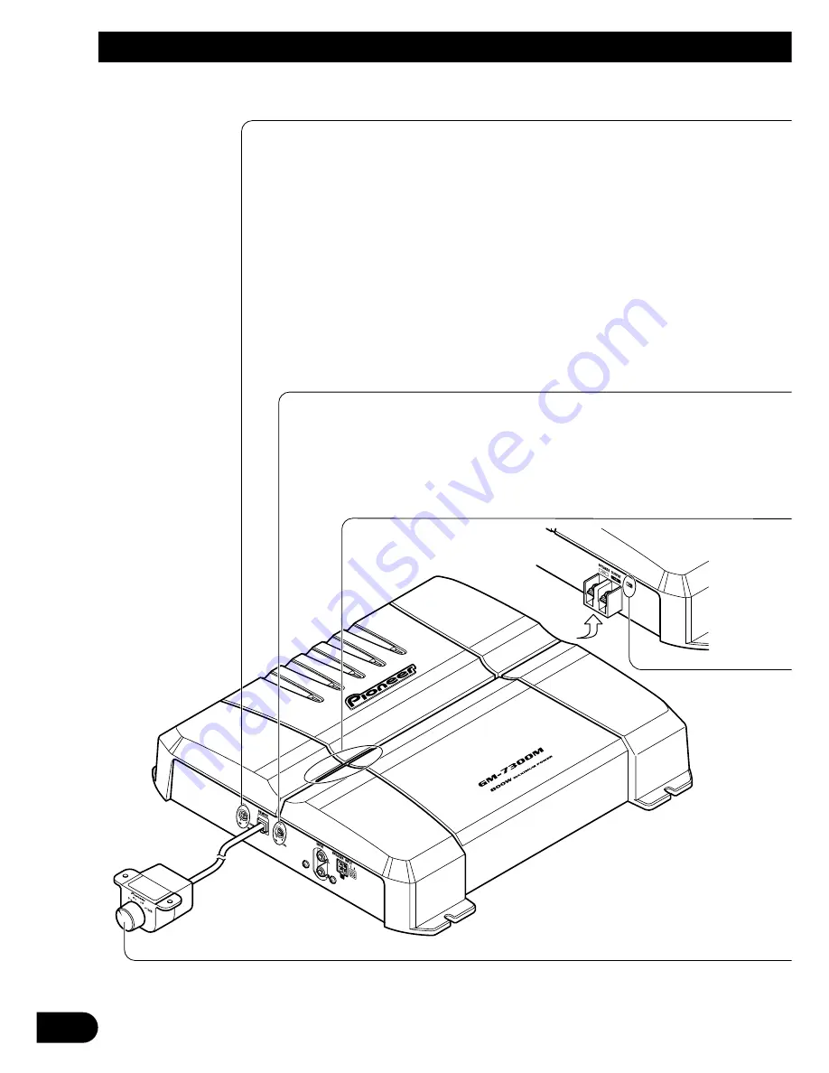 Pioneer GM-7300M - Amplifier Скачать руководство пользователя страница 52