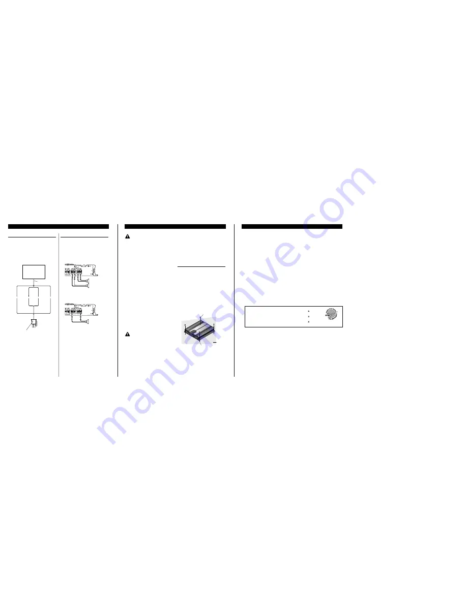 Pioneer GM5100T - 760 Watts Power Amplifier Скачать руководство пользователя страница 3