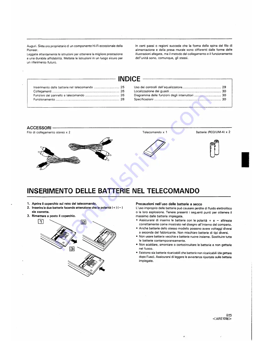 Pioneer GR-777 Operating Instruction Download Page 25