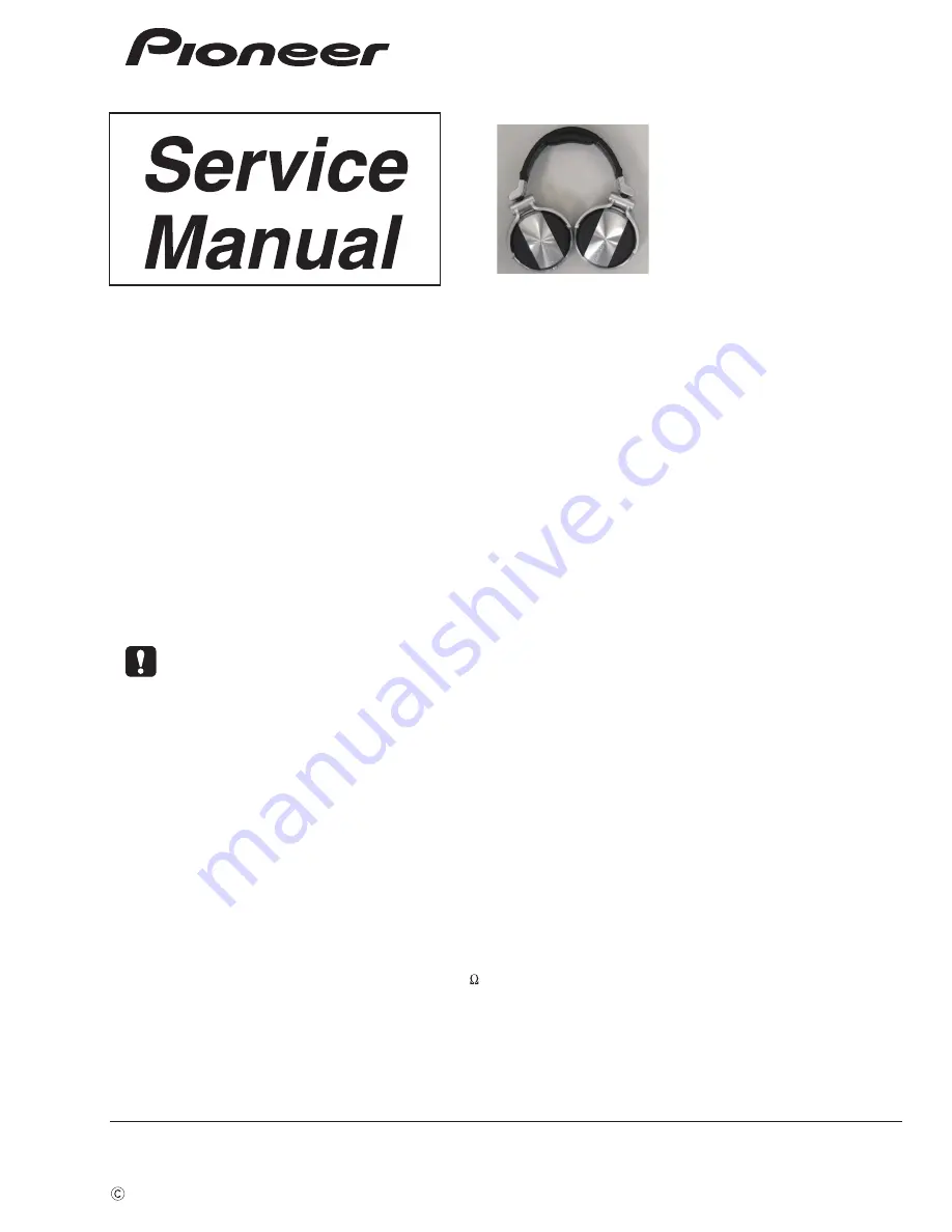 Pioneer HDJ-1500-K Service Manual Download Page 1