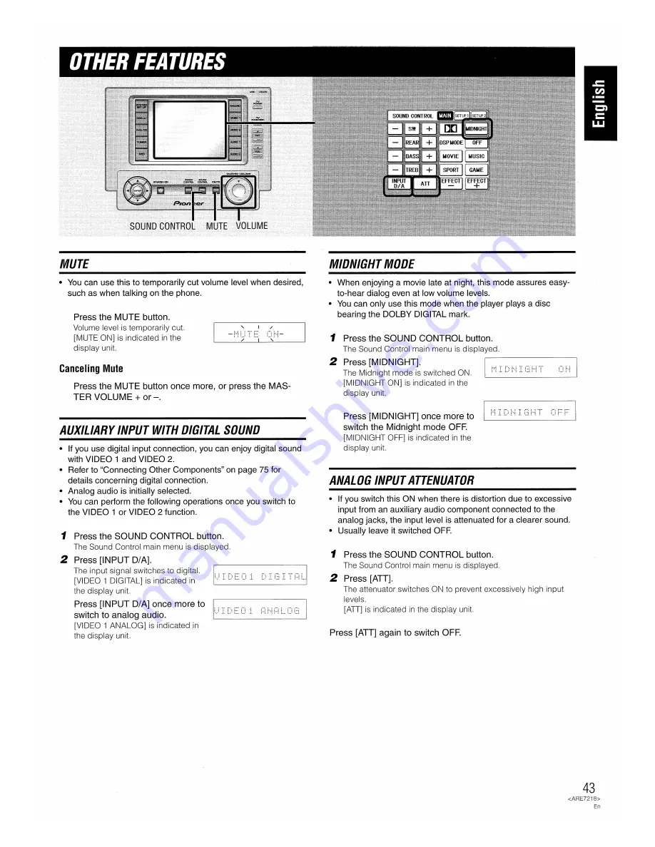 Pioneer HTZ-7 VisionPlus Operating Instructions Manual Download Page 43