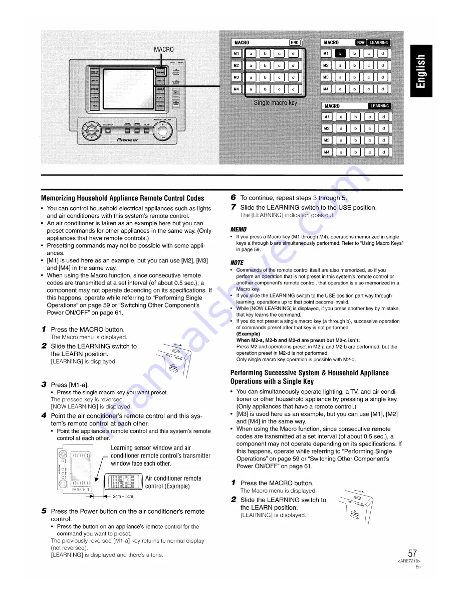 Pioneer HTZ-7 VisionPlus Operating Instructions Manual Download Page 57