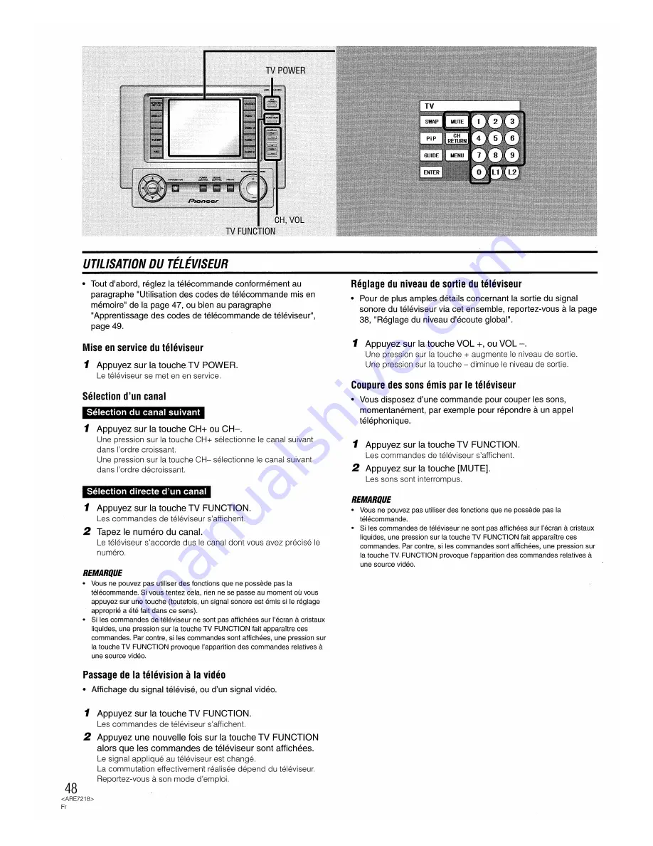 Pioneer HTZ-7 VisionPlus Скачать руководство пользователя страница 134