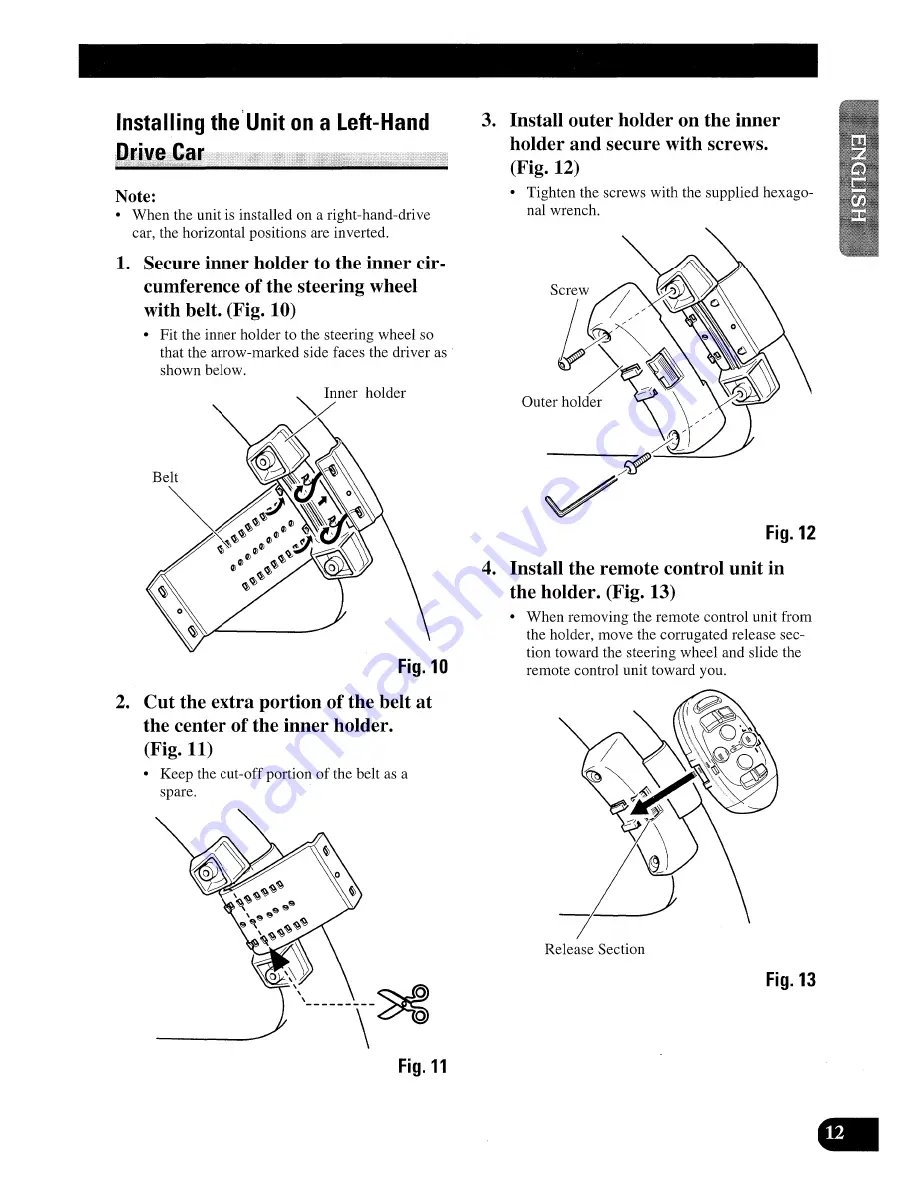 Pioneer KEH-P8800R Installation Manual Download Page 13