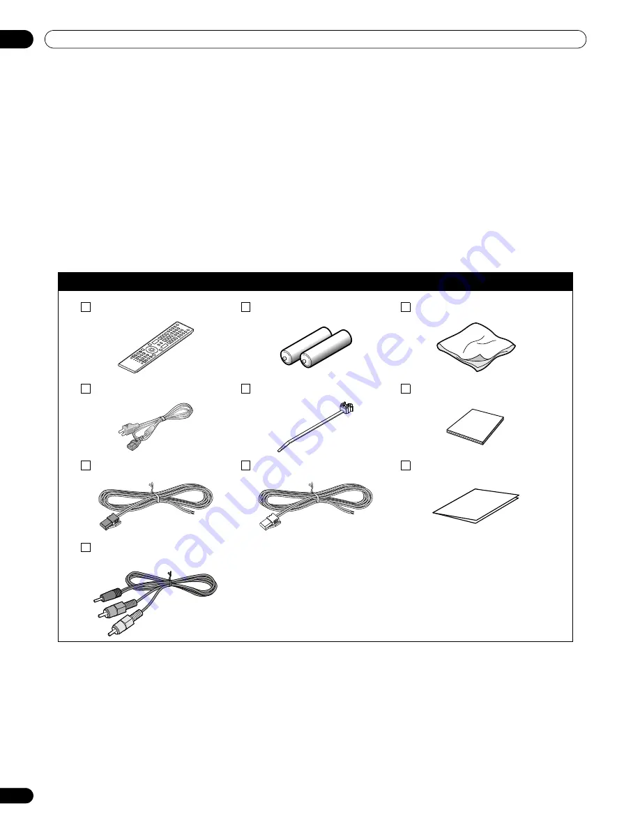 Pioneer Kuro KRP-600M Operating Instructions Manual Download Page 6