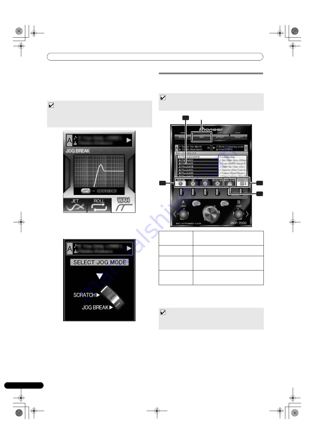 Pioneer MEP-7000 Operating Instructions Manual Download Page 42