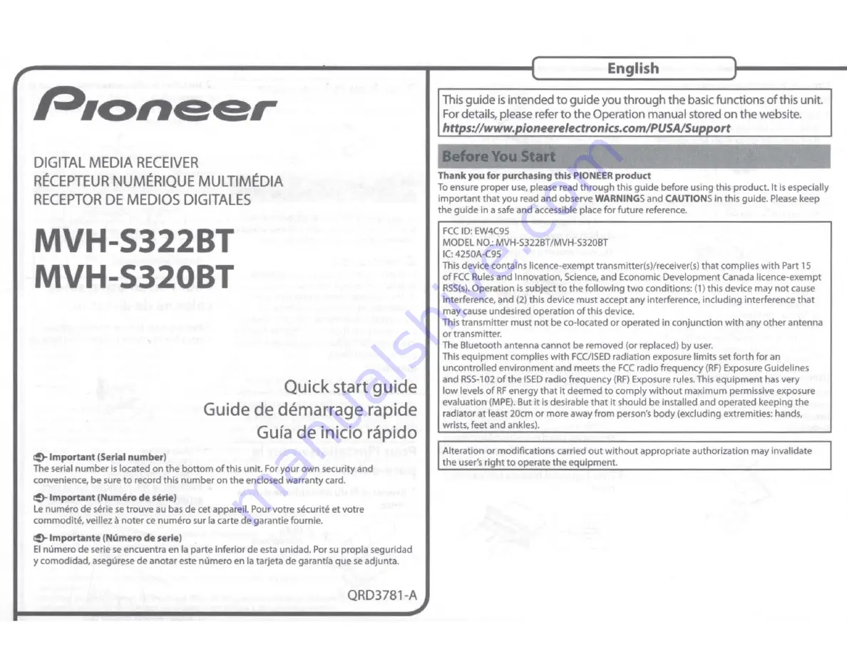 Pioneer MVH-S320BT Operation Manual Download Page 39