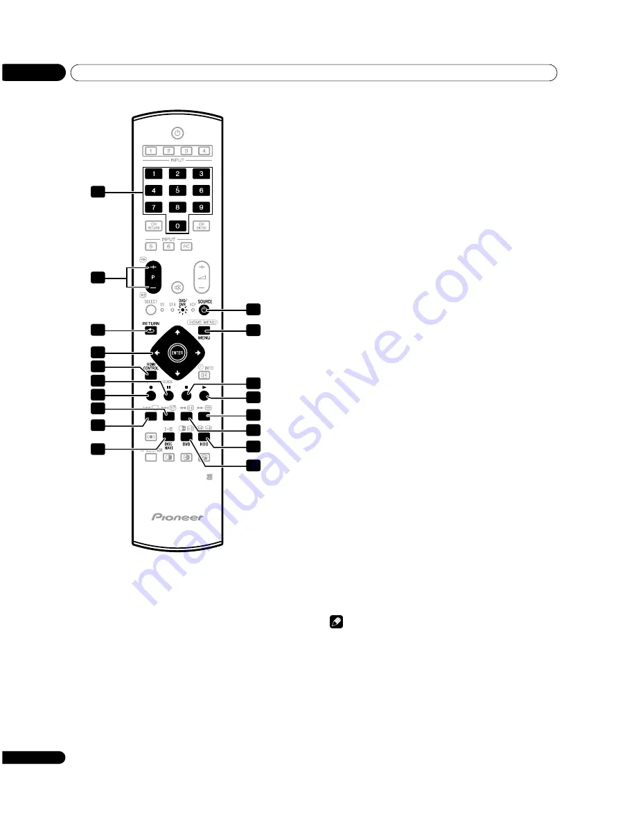 Pioneer PDP-428XG Operating Instructions Manual Download Page 186