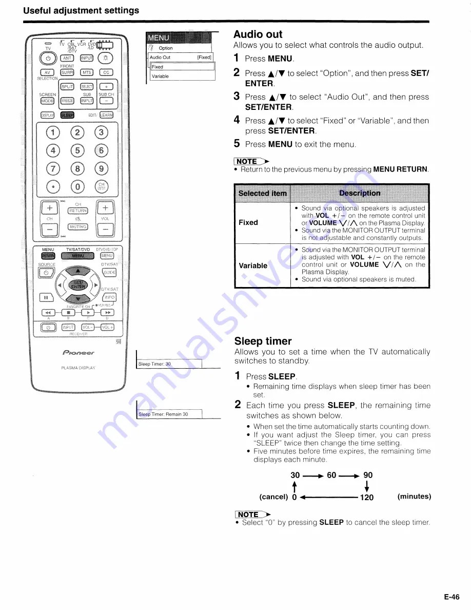 Pioneer PDP-4330HD Operating Instructions Manual Download Page 51