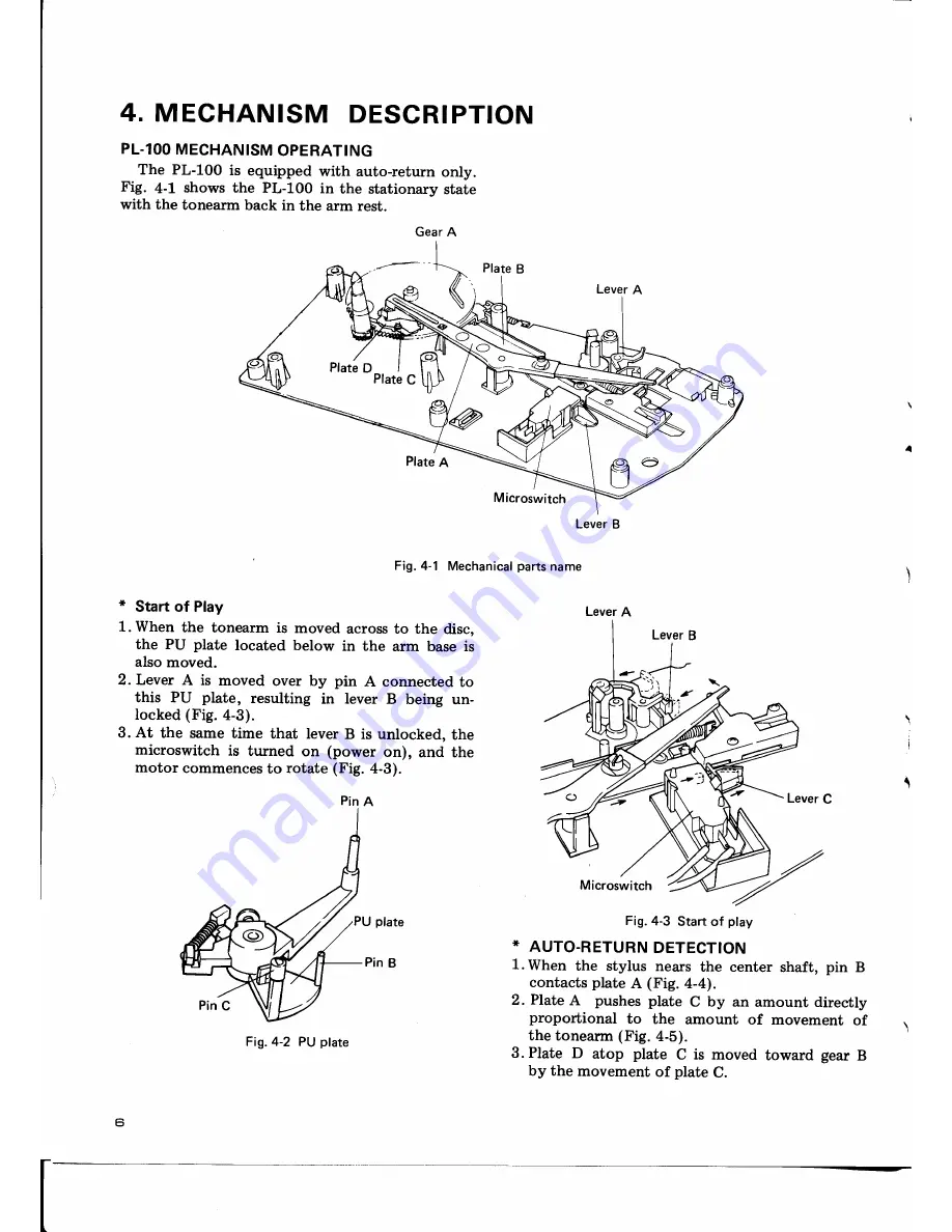 Pioneer PL-100 Скачать руководство пользователя страница 6