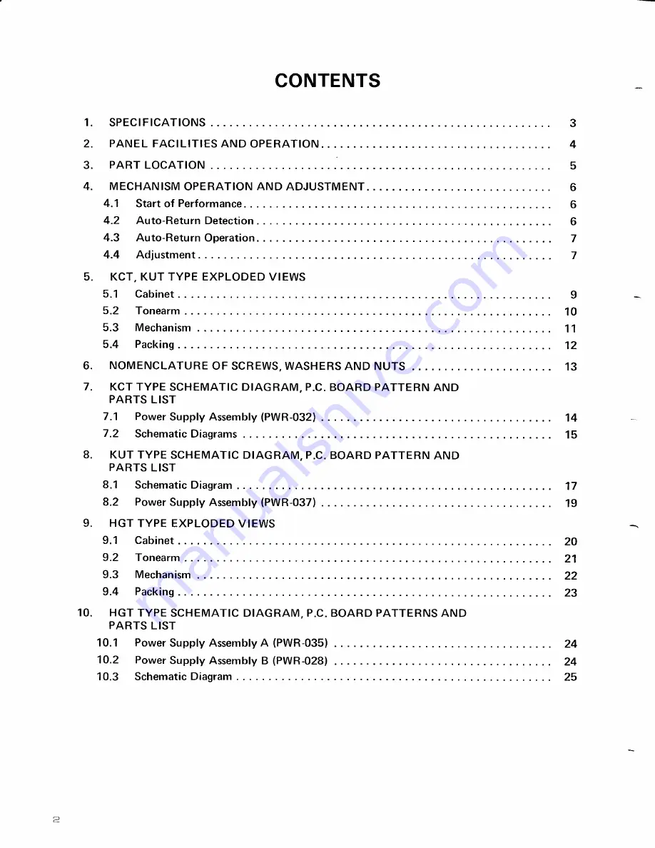 Pioneer PL-518 Service Manual Download Page 2