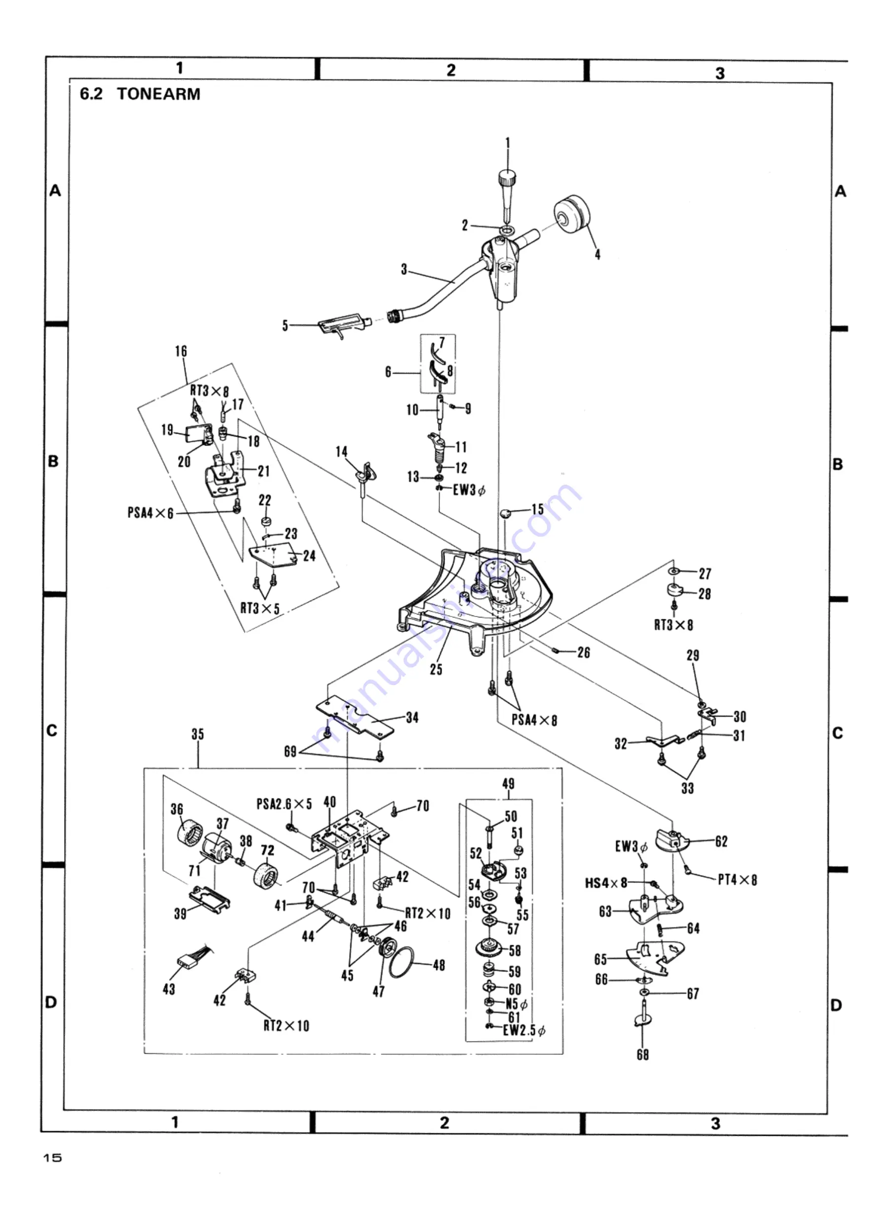 Pioneer PL-600 Service Manual Download Page 15