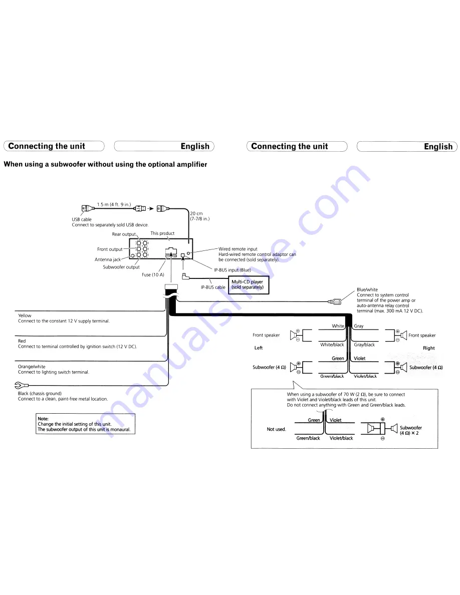 Pioneer Premier DEH-P4000UB Operation Manual Download Page 64