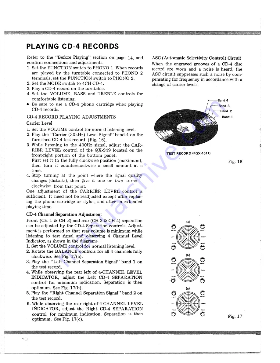 Pioneer QX-949 Скачать руководство пользователя страница 13