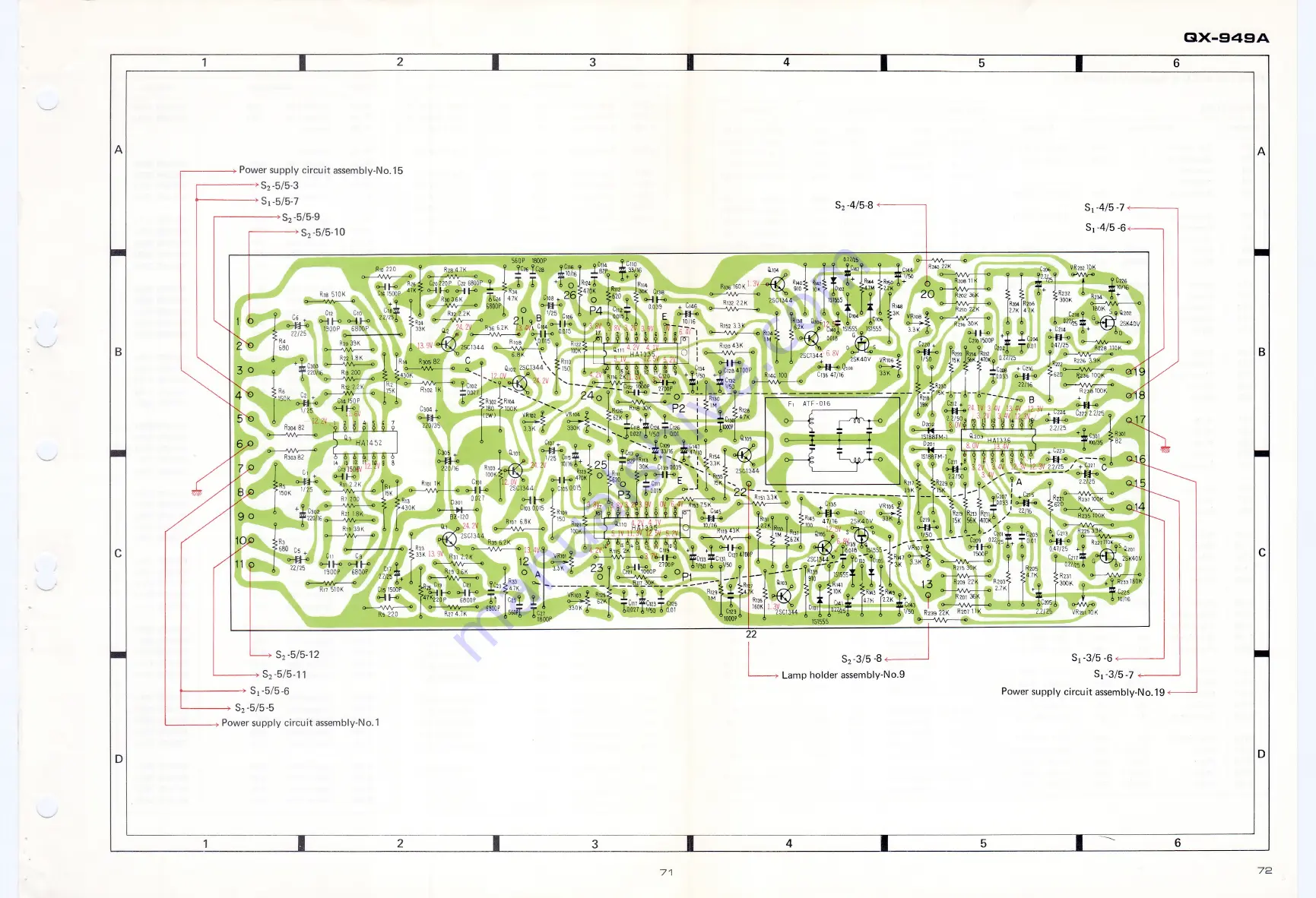 Pioneer QX-949A F Service Manual Download Page 48