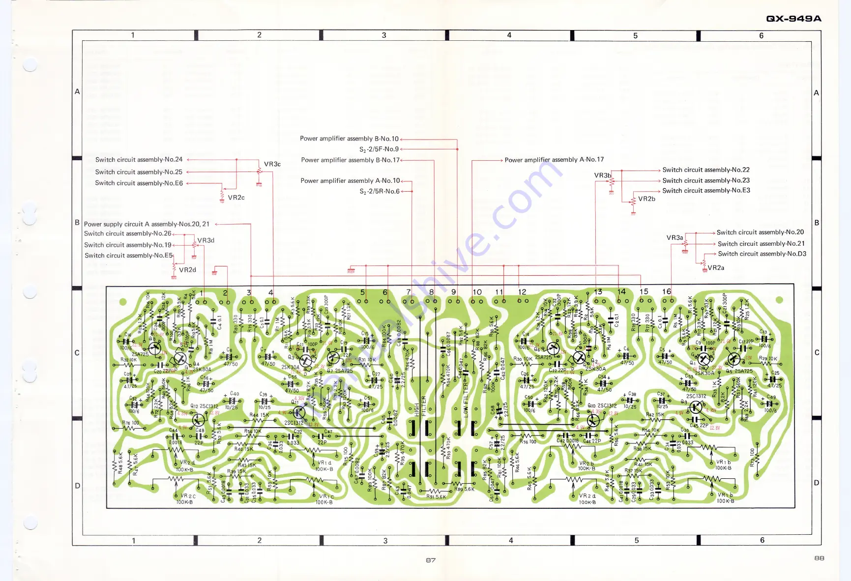 Pioneer QX-949A F Service Manual Download Page 58