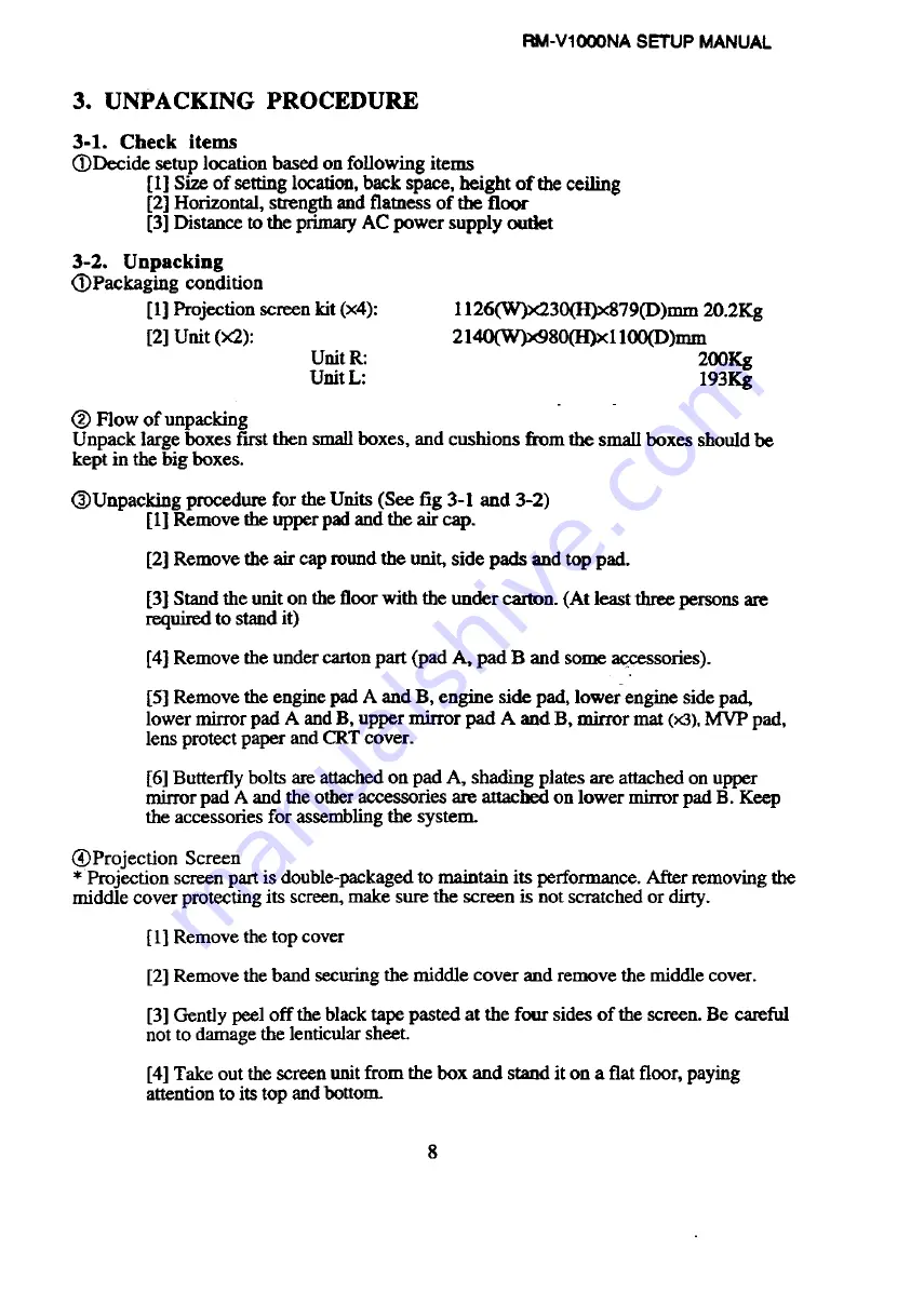 Pioneer RM-V1000NU Technical Manual Download Page 148