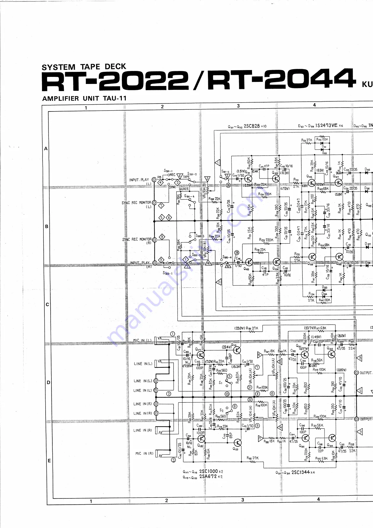 Pioneer RT-2022 User Manual Download Page 102