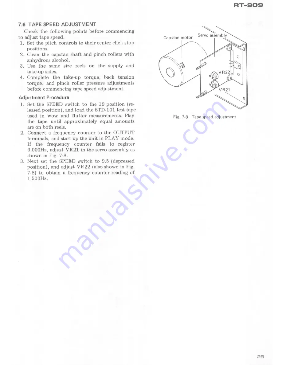 Pioneer RT-909 Service Manual Download Page 24