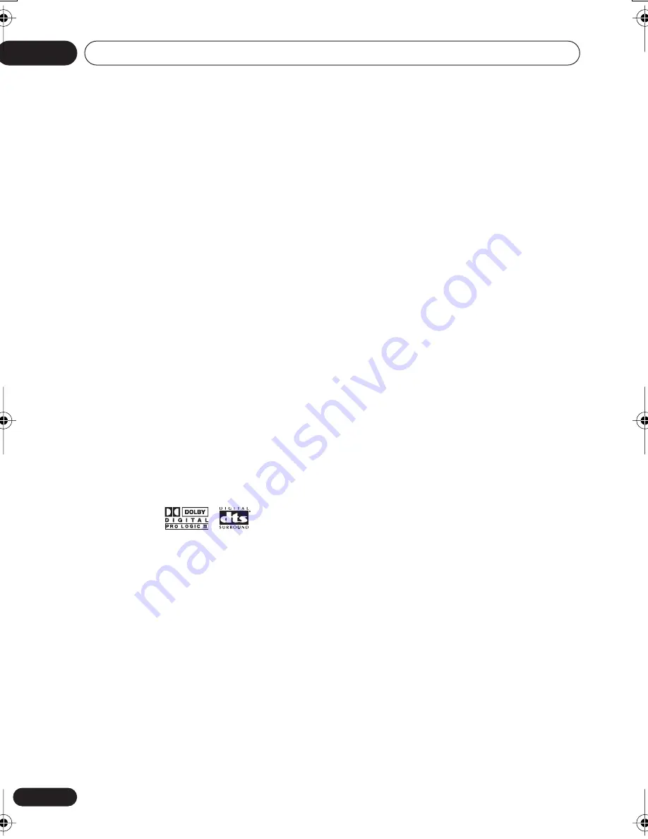 Pioneer S-DV990ST Operating Instructions Manual Download Page 104