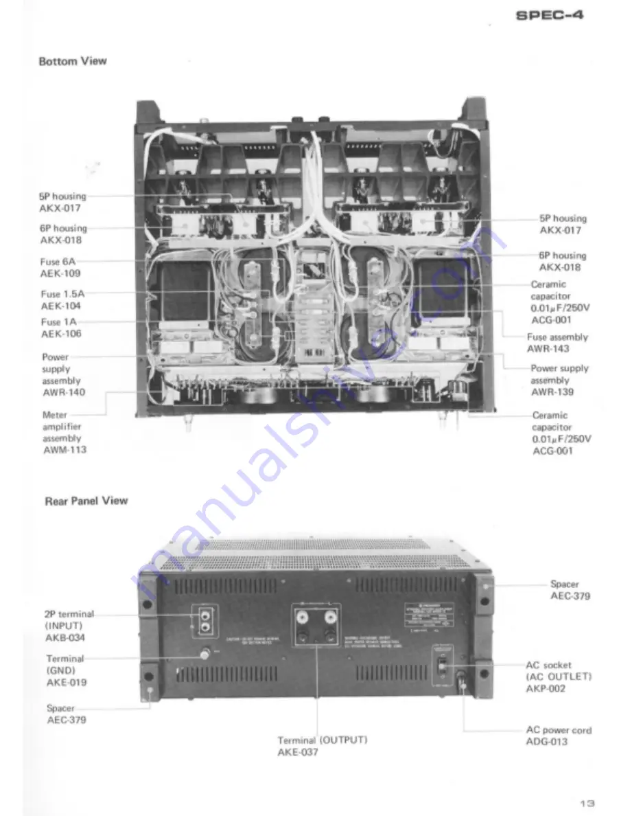 Pioneer SPEC-4 Service Manual Download Page 14