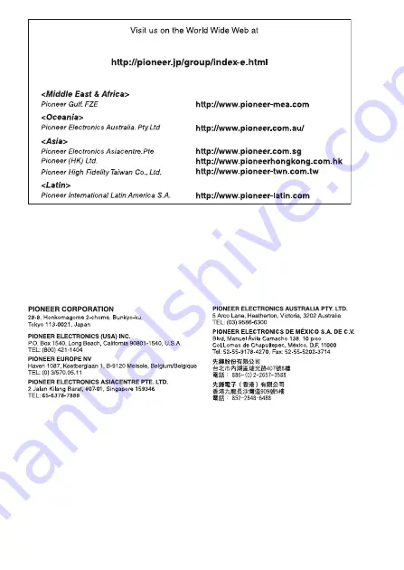 Pioneer SPH-C10BT Operation Manual Download Page 34