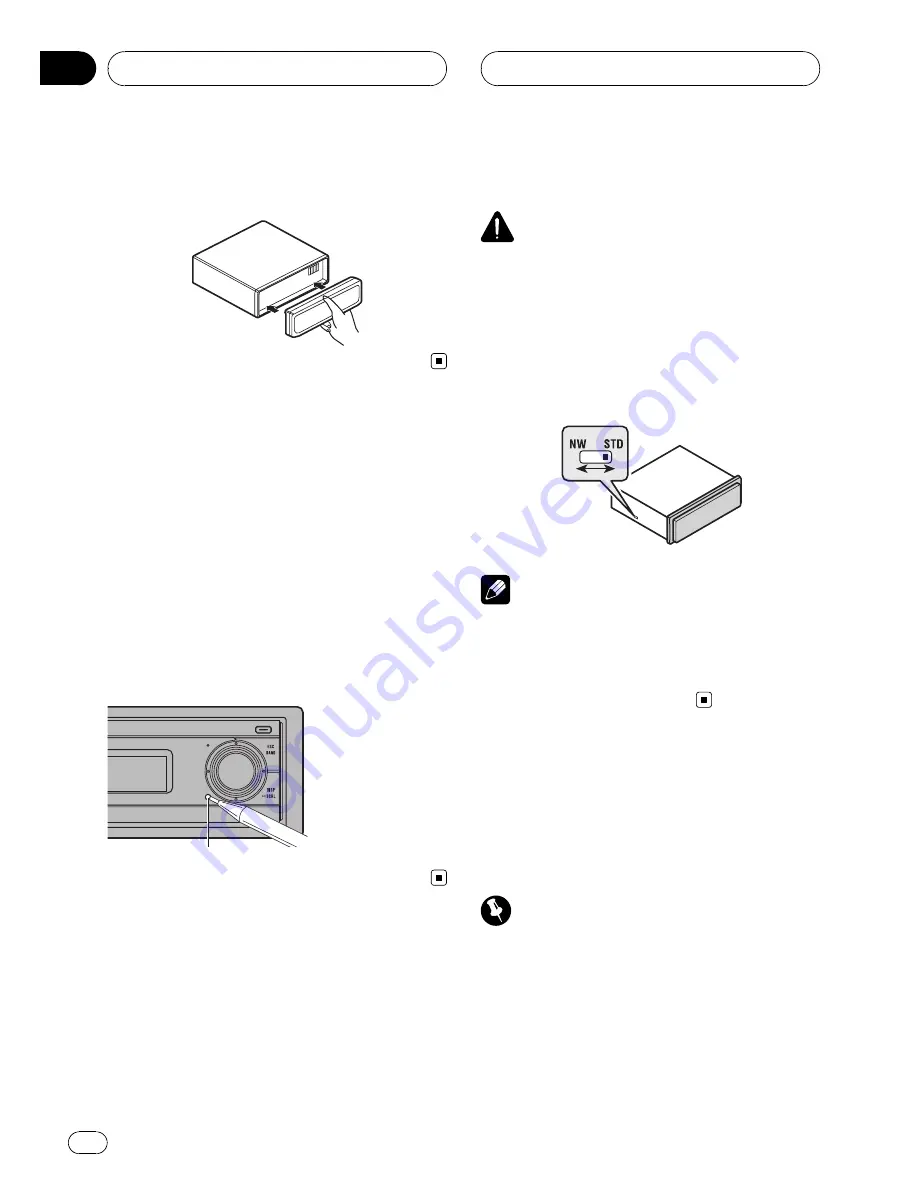 Pioneer Super Tuner IIID+ DEH-P800PRS Скачать руководство пользователя страница 10