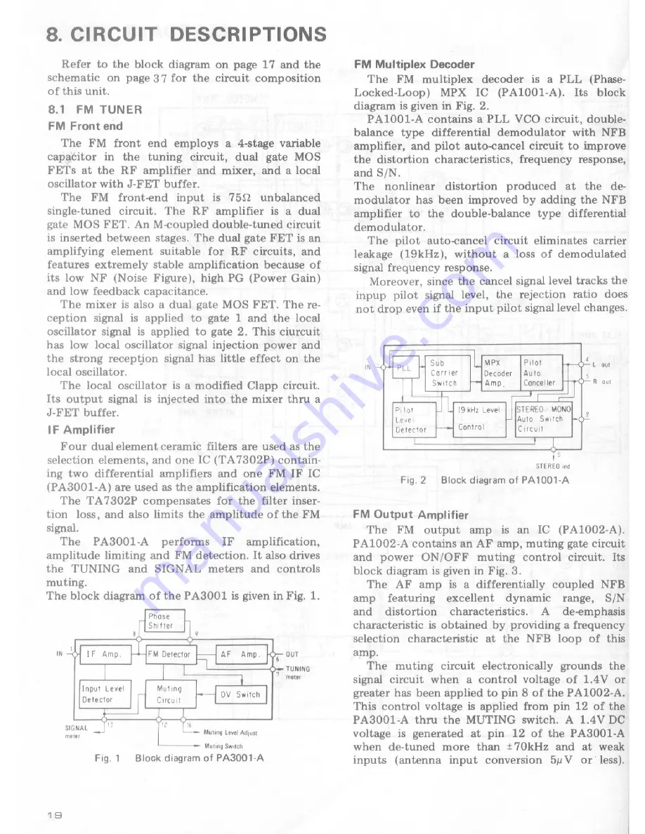 Pioneer SX-1080 Service Manual Download Page 17