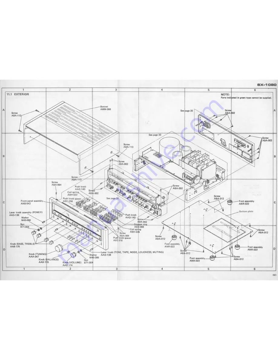 Pioneer SX-1080 Service Manual Download Page 27