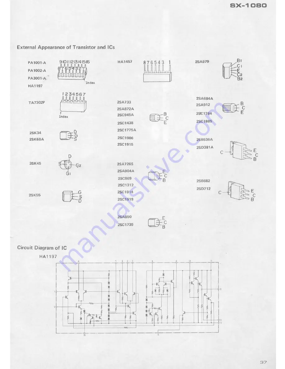 Pioneer SX-1080 Service Manual Download Page 32