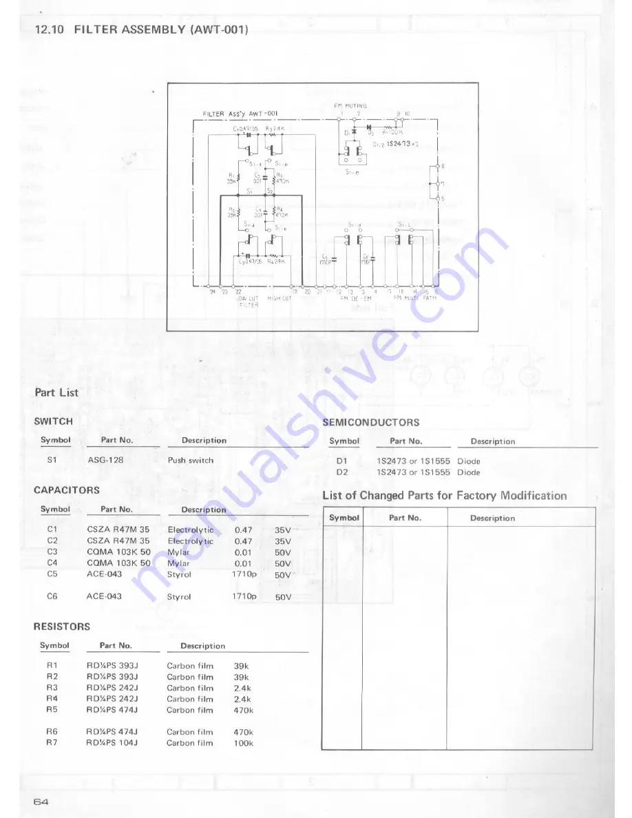 Pioneer SX-1080 Service Manual Download Page 55