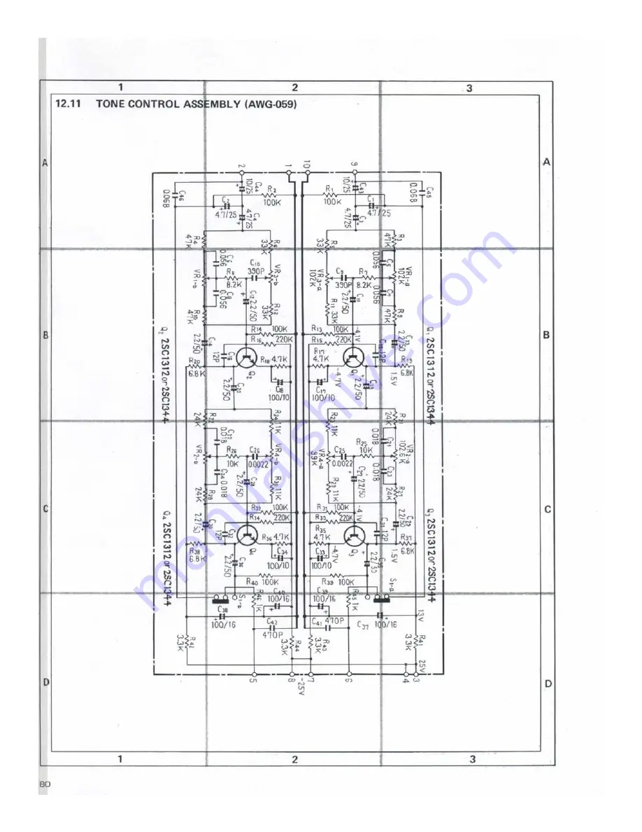 Pioneer SX-1980 Service Manual Download Page 77