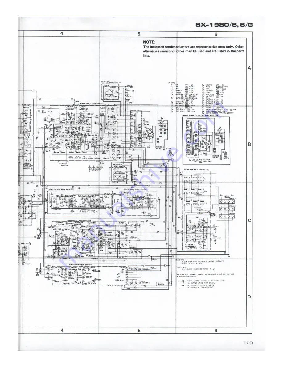 Pioneer SX-1980 Скачать руководство пользователя страница 116