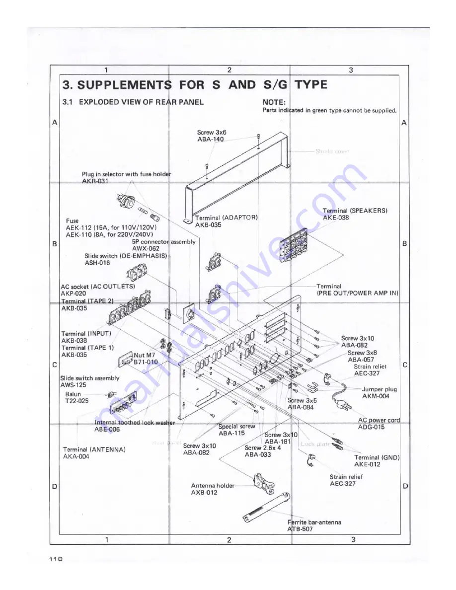 Pioneer SX-1980 Service Manual Download Page 117