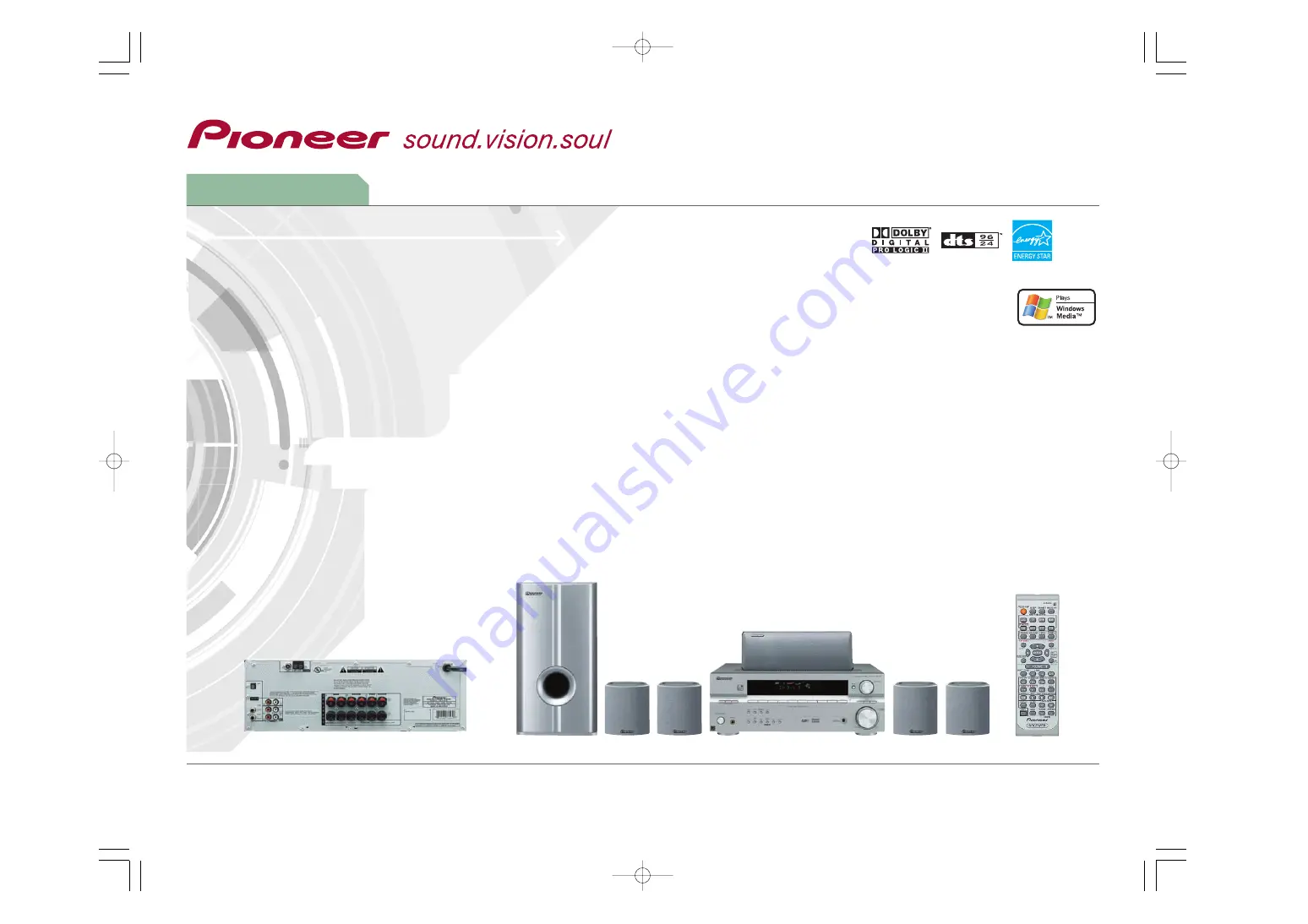 Pioneer SX-316-S Specifications Download Page 1