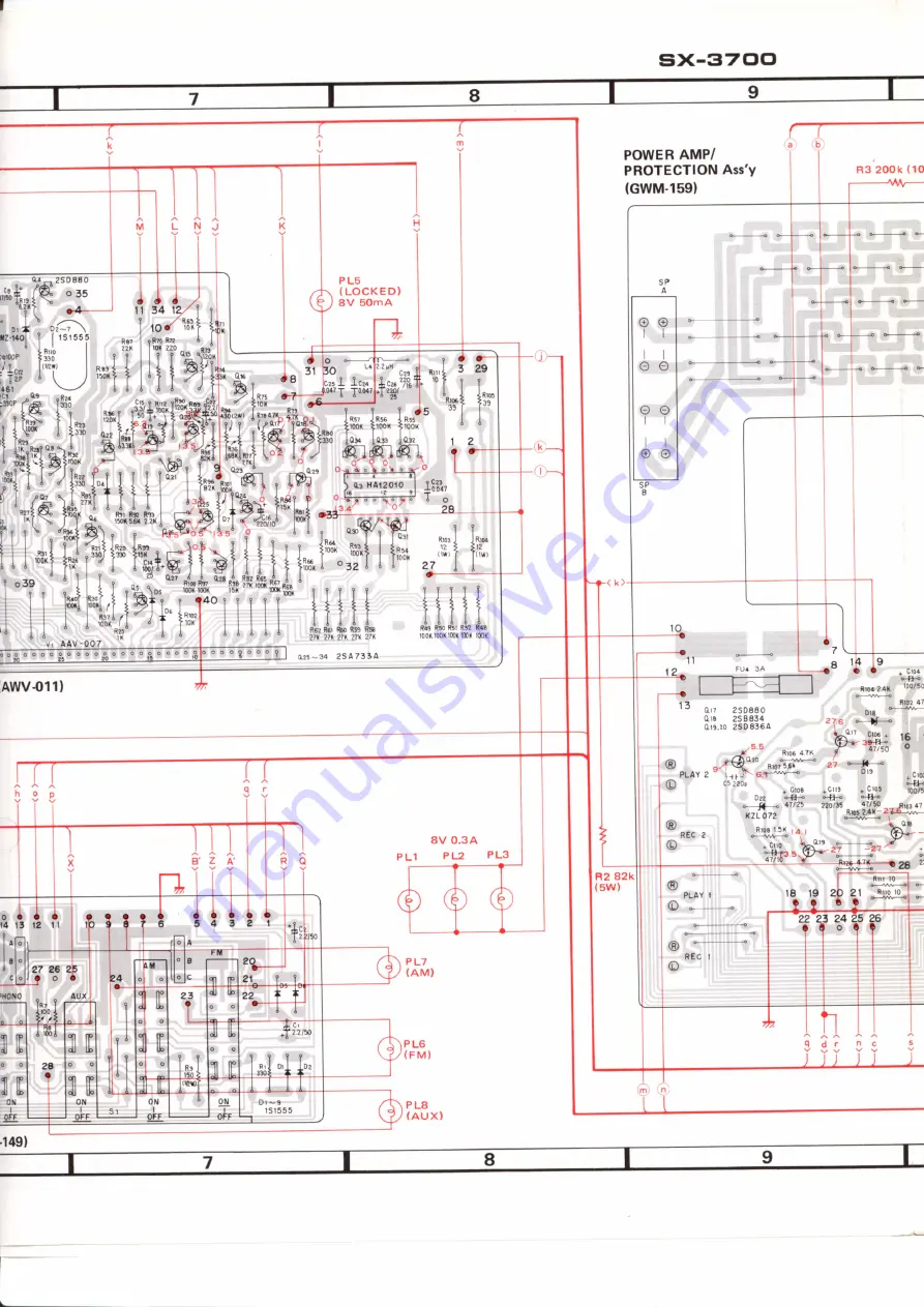 Pioneer SX-3700 Service Manual Download Page 27