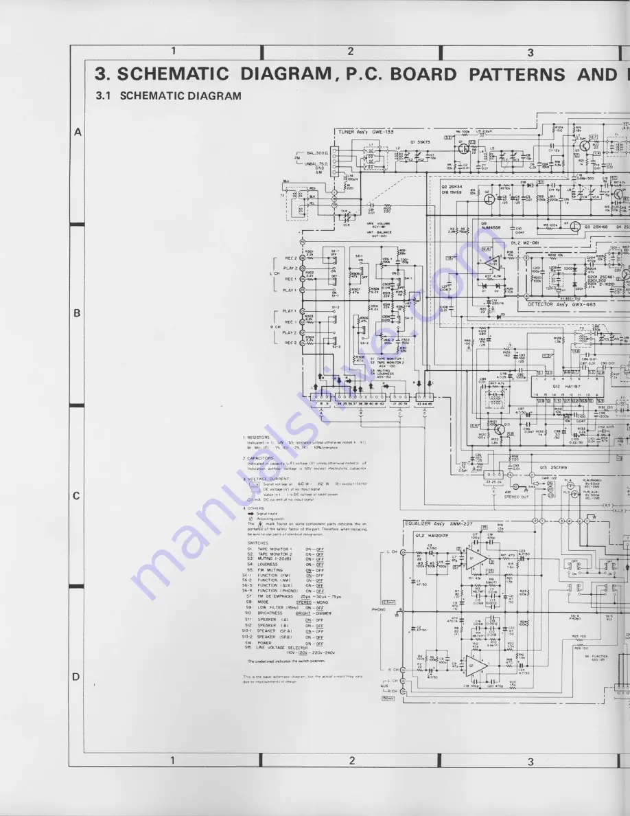 Pioneer SX-3800 Service Manual Download Page 49