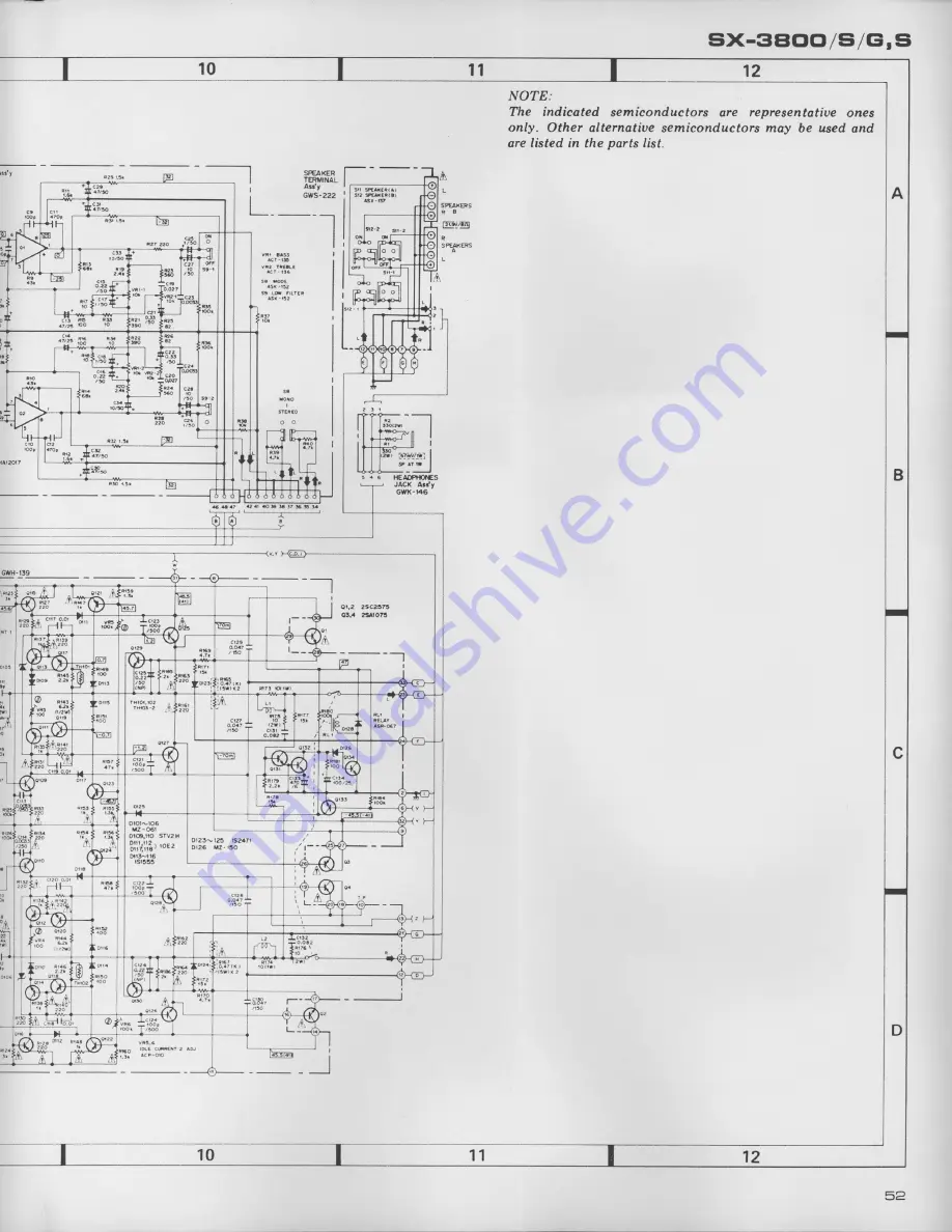 Pioneer SX-3800 Service Manual Download Page 52